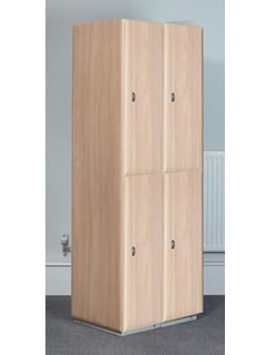 2 Compartment Locker